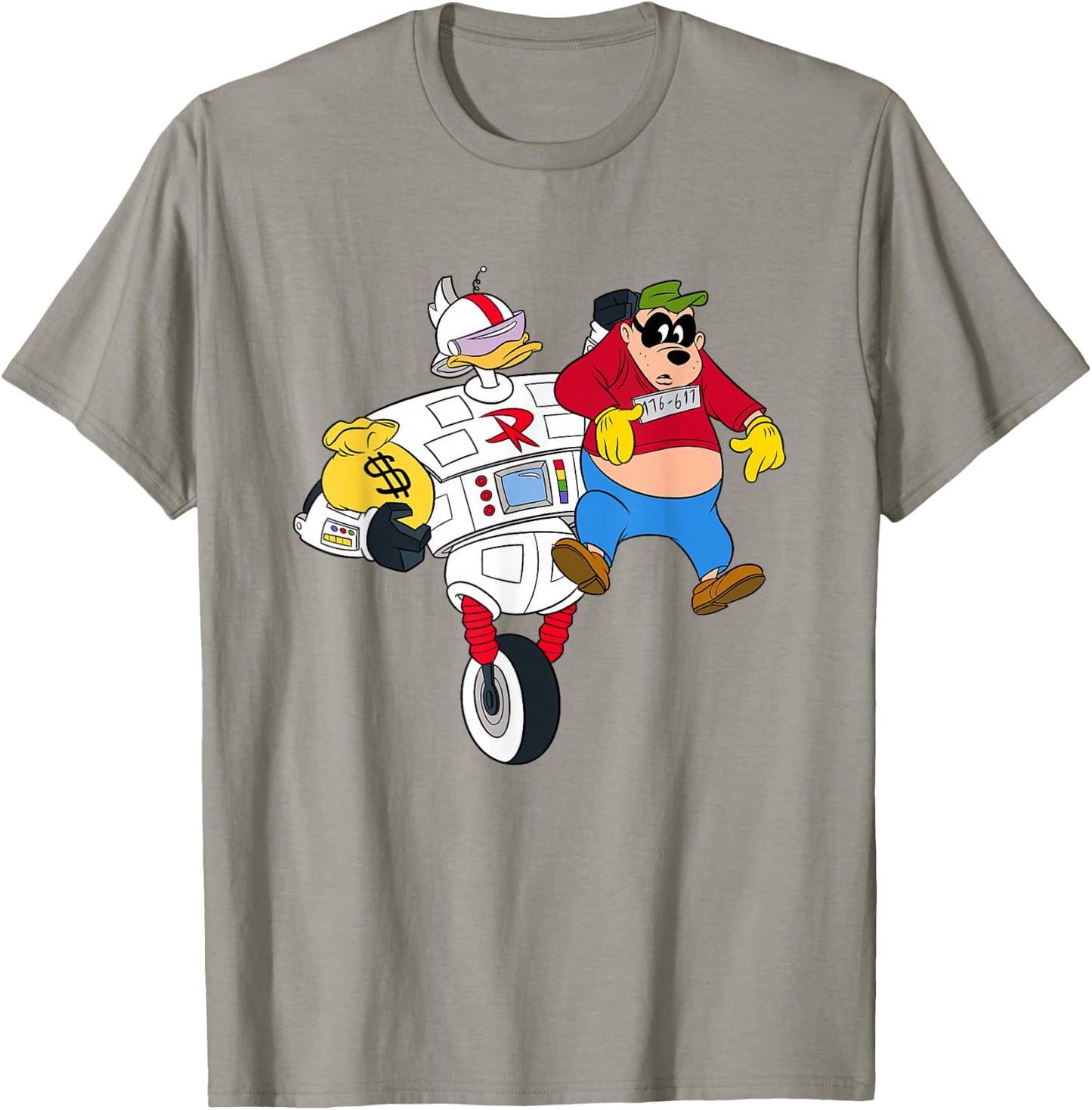 Disney Gizmoduck and Beagle Boy DuckTales Light T-Shirt - T-Shirt | Sand