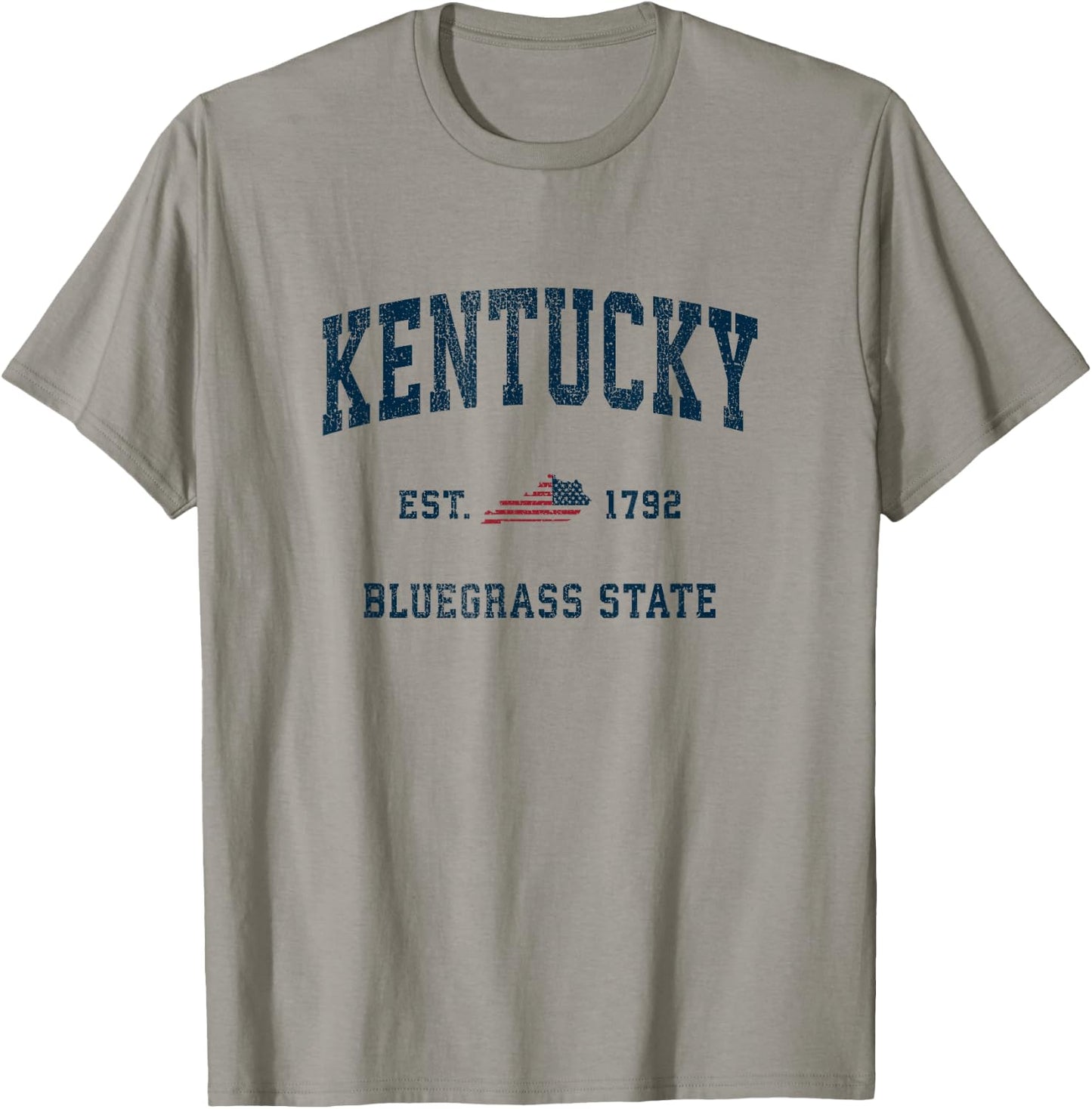 Kentucky Vintage American Flag USA Sports Design Kids Men T-Shirt - T-Shirt | Sand