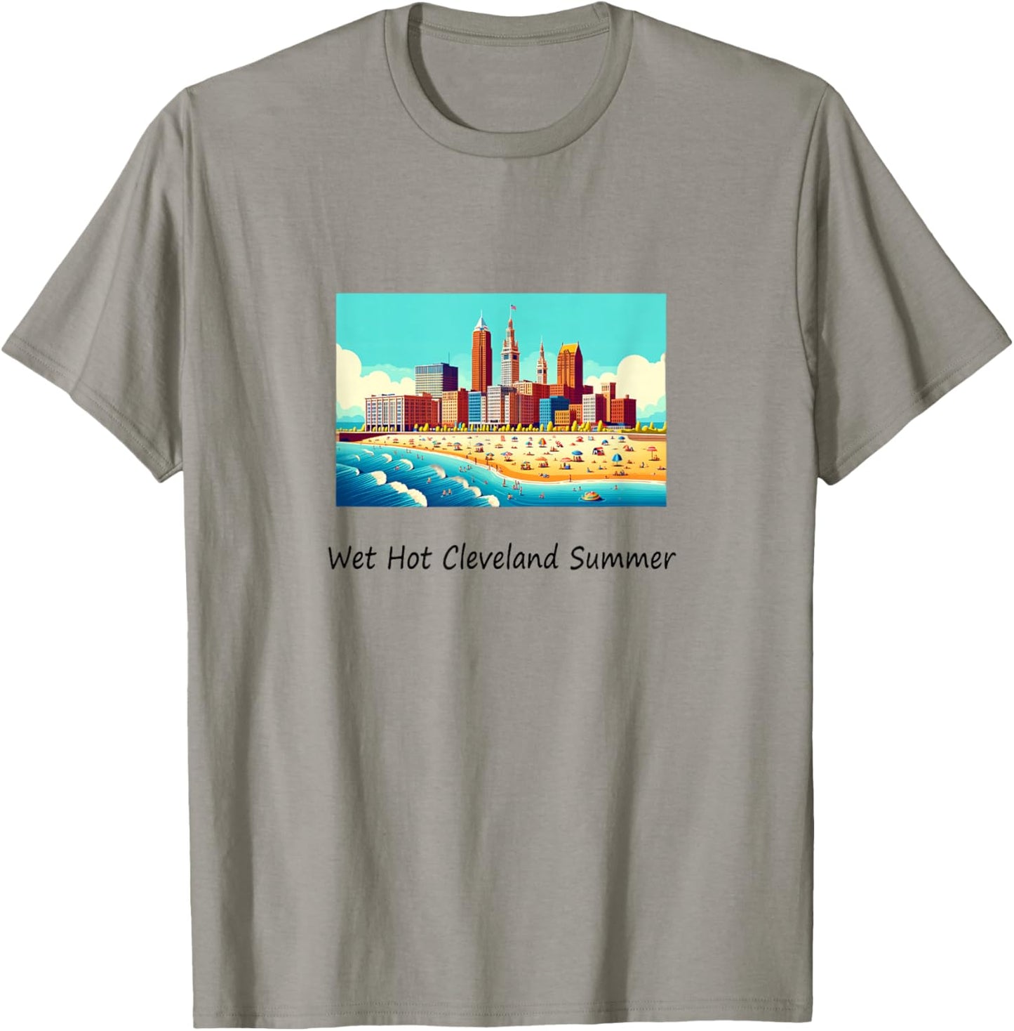 Wet Hot Cleveland Summer Women Kids T-Shirt - T-Shirt | Sand