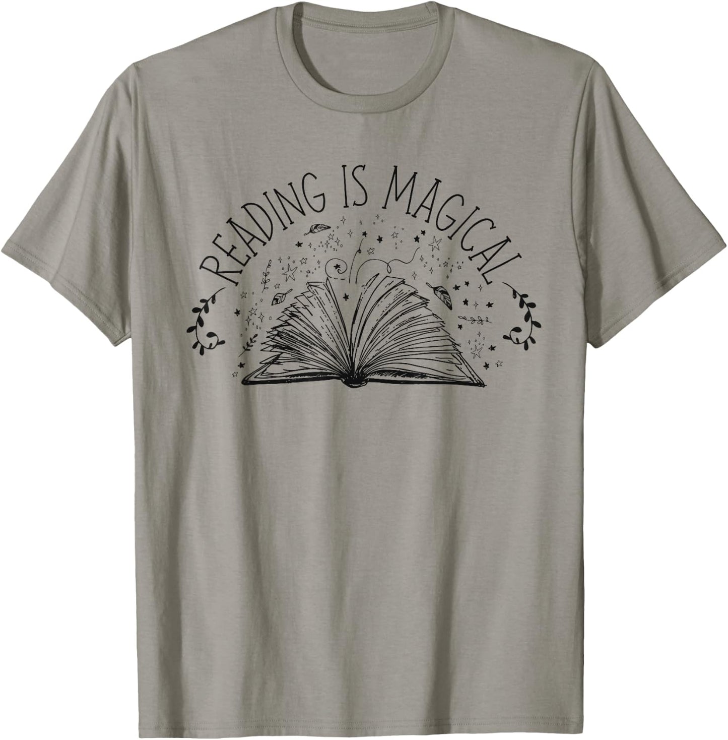 Book Reading Reading Is Magical T-Shirt - T-Shirt | Sand