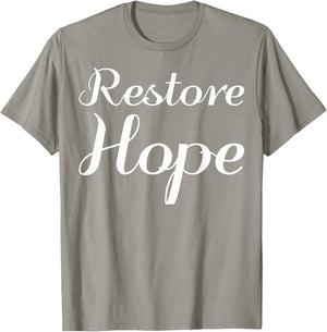 Restore Hope - Energy Healing T-Shirt - T-Shirt | Sand