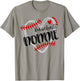 Personalized Baseball Heart Cute Nonnie Women Baseball T-Shirt - T-Shirt | Sand
