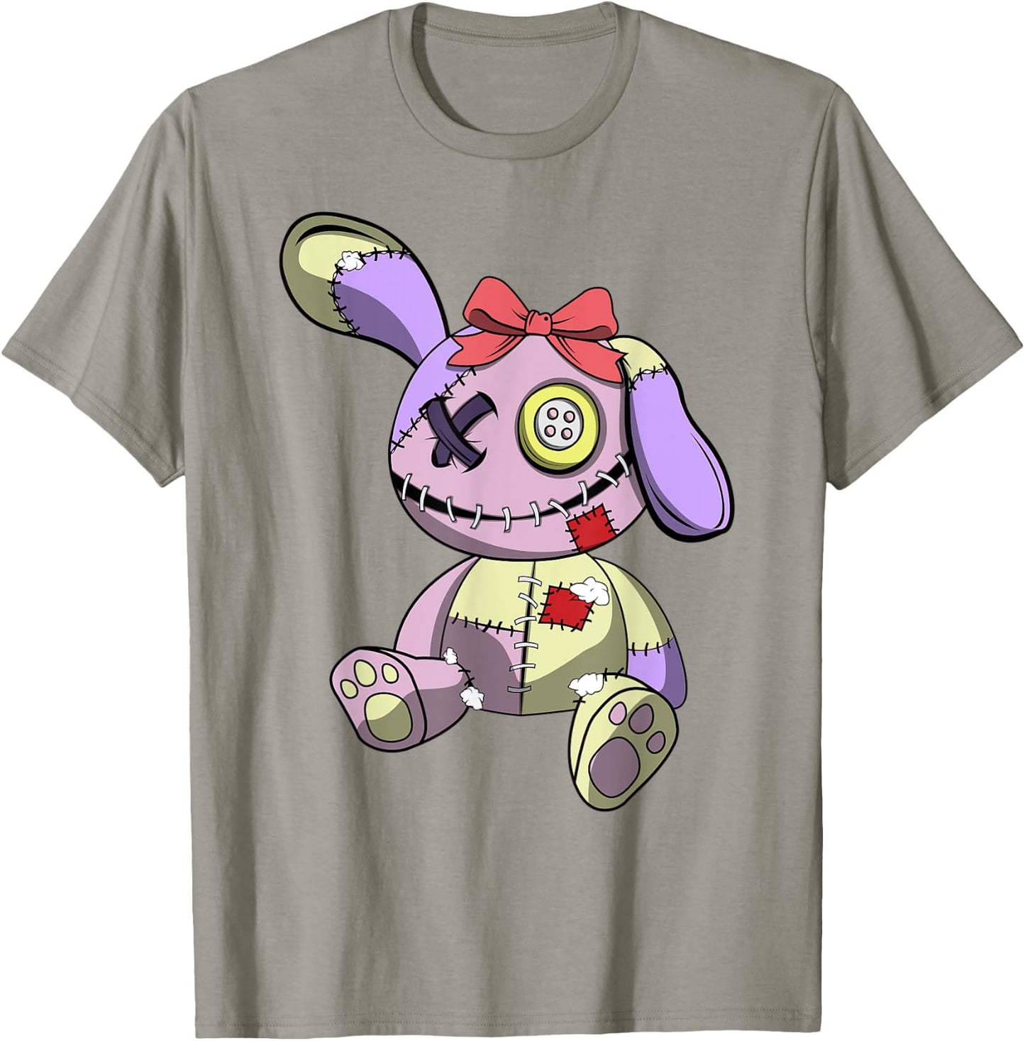 Japanese Kawaii Pastel Goth Cute Creepy Teddy Bear - Creepy T-Shirt - T-Shirt | Sand