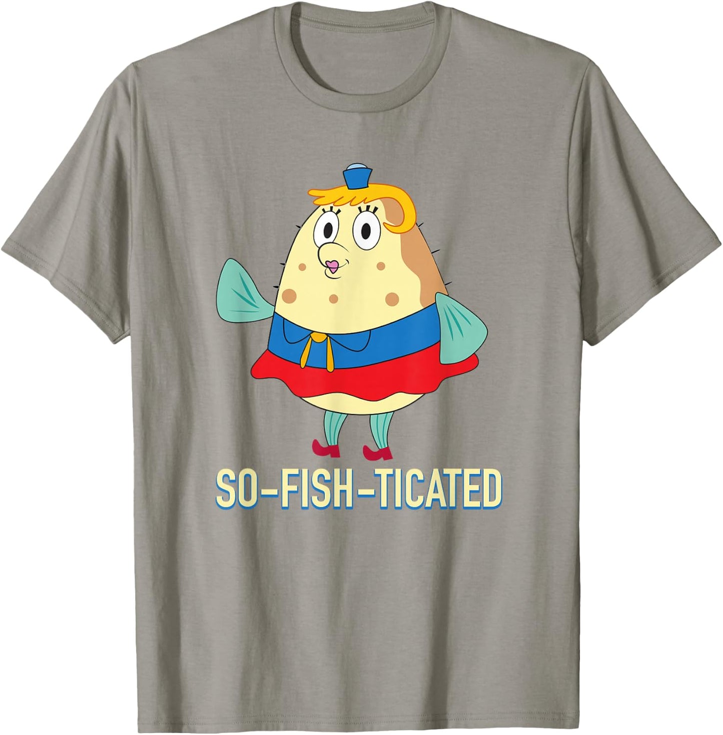 Mrs. Puff is So-Fish-ticated T-Shirt - T-Shirt | Sand