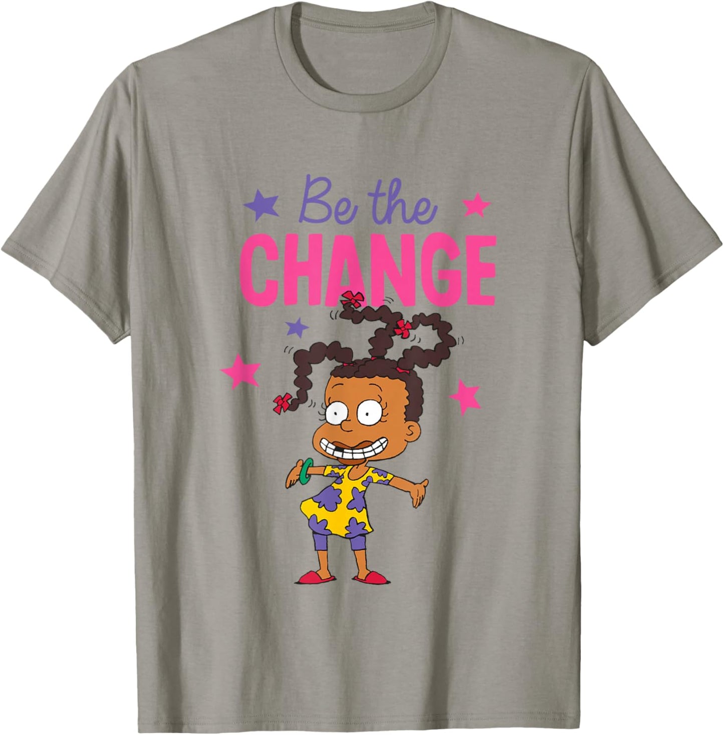 Rugrats Be The Change Susie Carmichael Portrait T-Shirt - T-Shirt | Sand