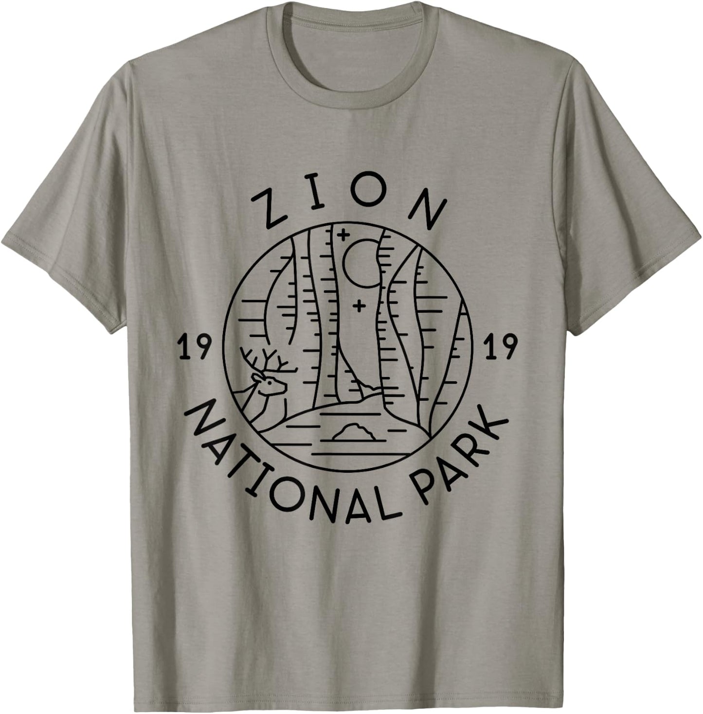Zion National Park 1919 Utah T-Shirt - T-Shirt | Sand