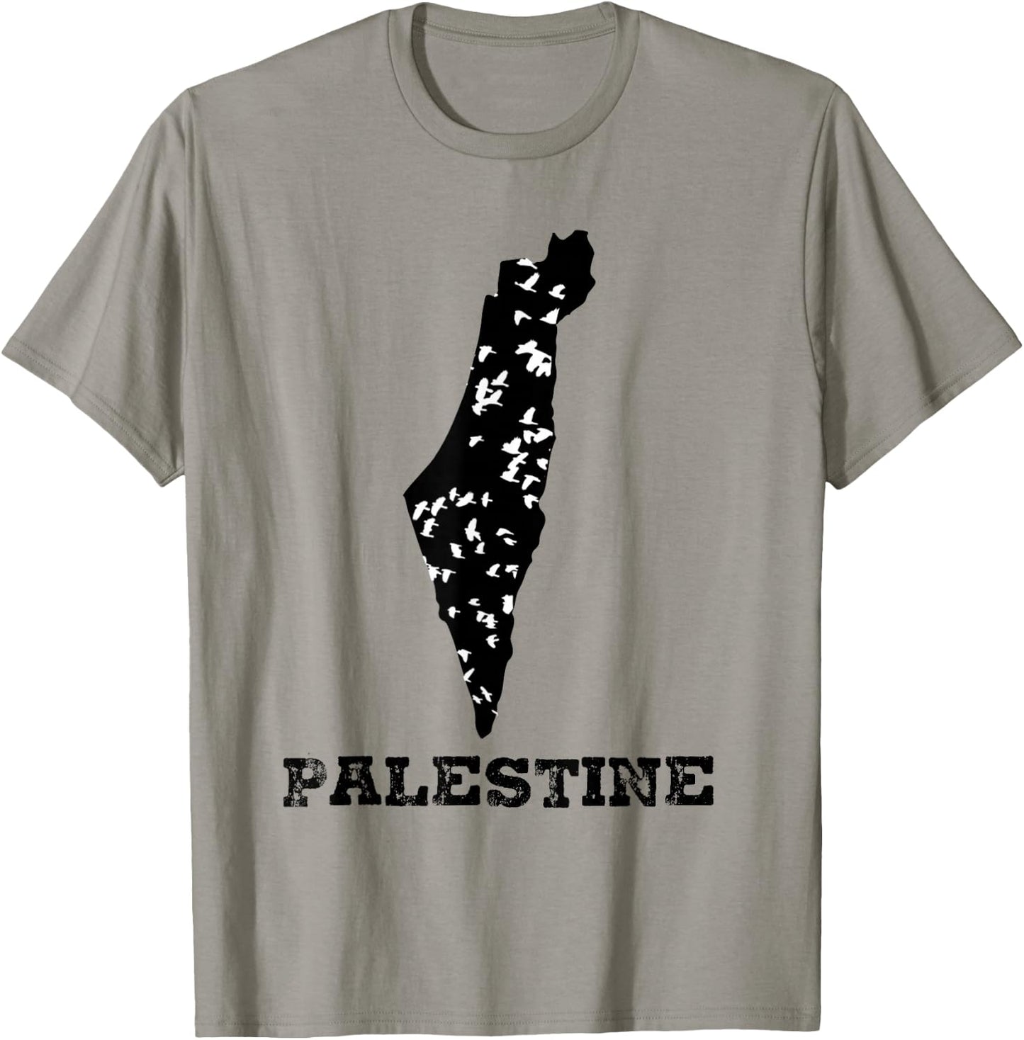 Palestine map Palestinian country T-Shirt - T-Shirt | Sand