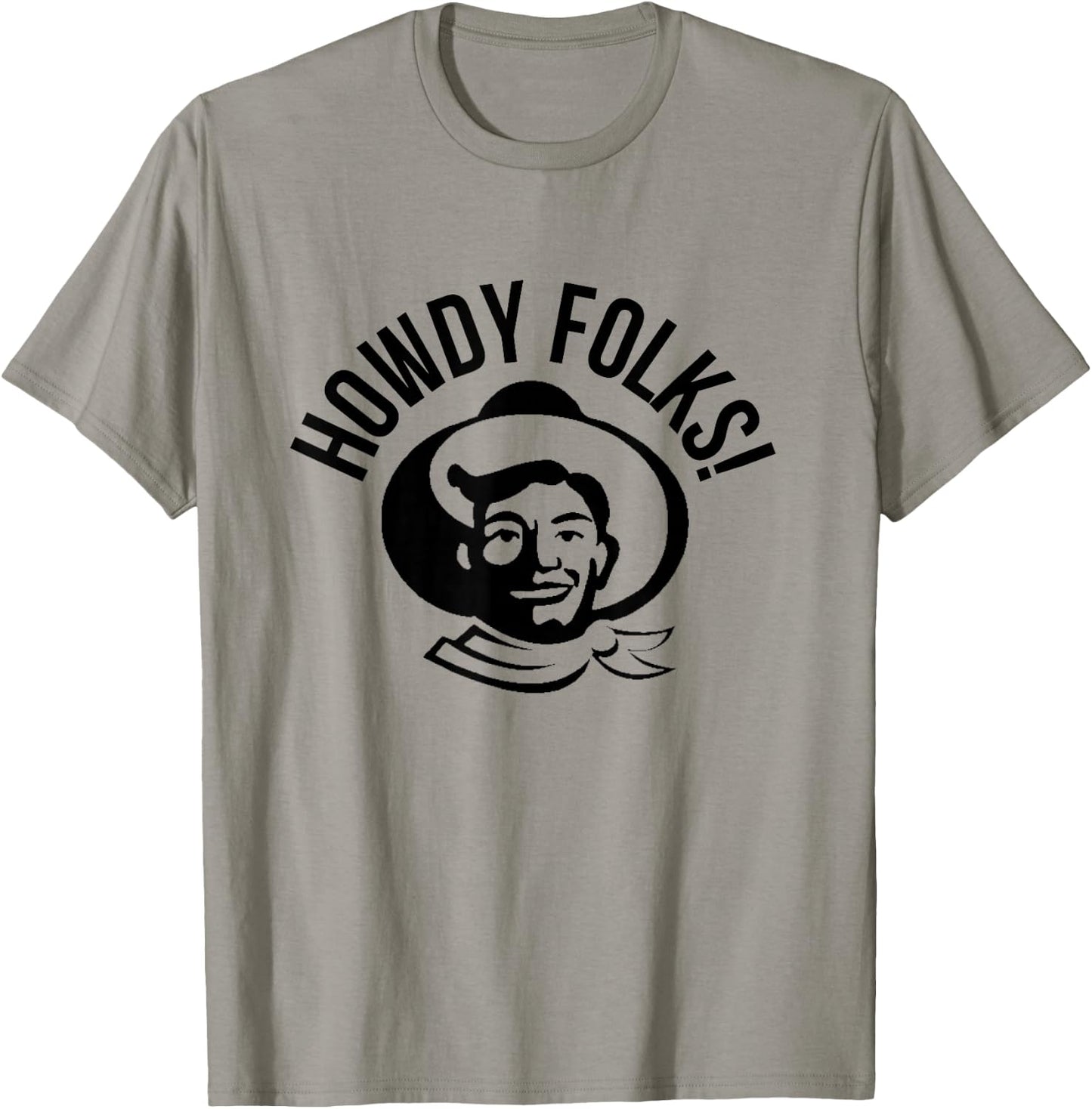 Howdy Folks State Fair Texas Cowboy T-Shirt - T-Shirt | Sand
