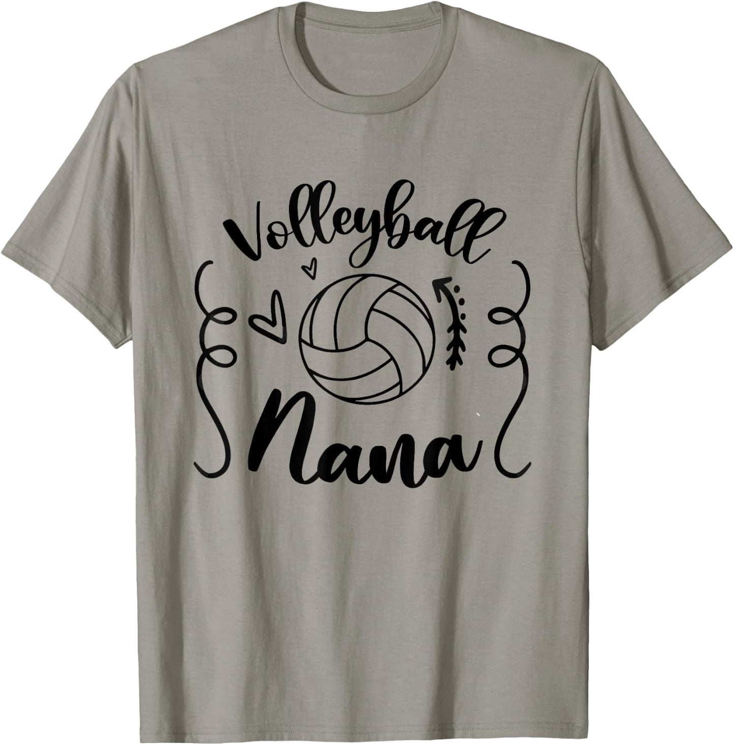 Volleyball Nana Love Playing Volleyball T-Shirt - T-Shirt | Sand