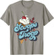 Netflix Stranger Things Scoops Troop Logo T-Shirt - T-Shirt | Sand