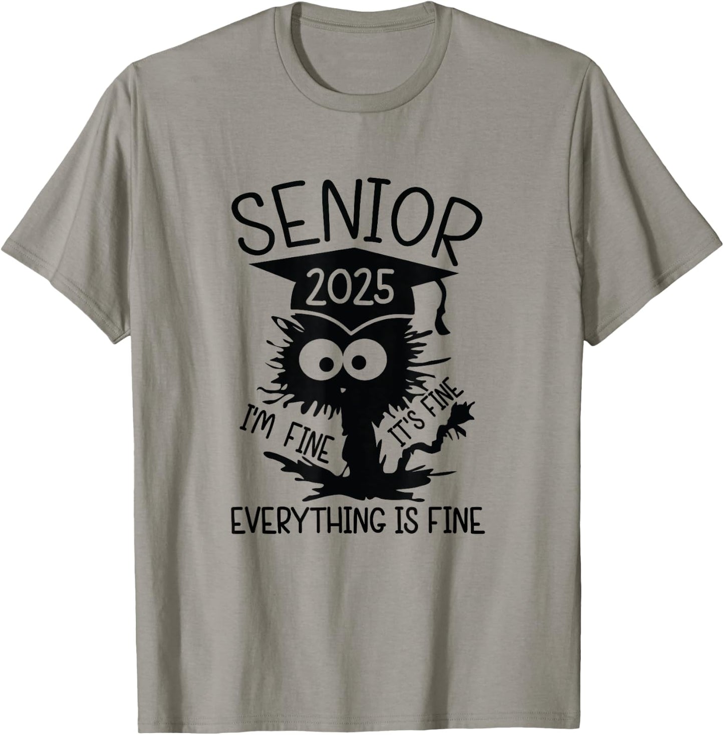 Senior 2025 High School College Graduation Year Class Of T-Shirt - T-Shirt | Sand