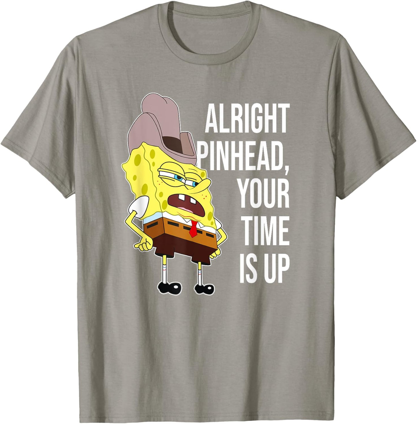Mademark x SpongeBob SquarePants - SpongeBob - Alright Pinhead, Your Time is Up T-Shirt - T-Shirt | Sand