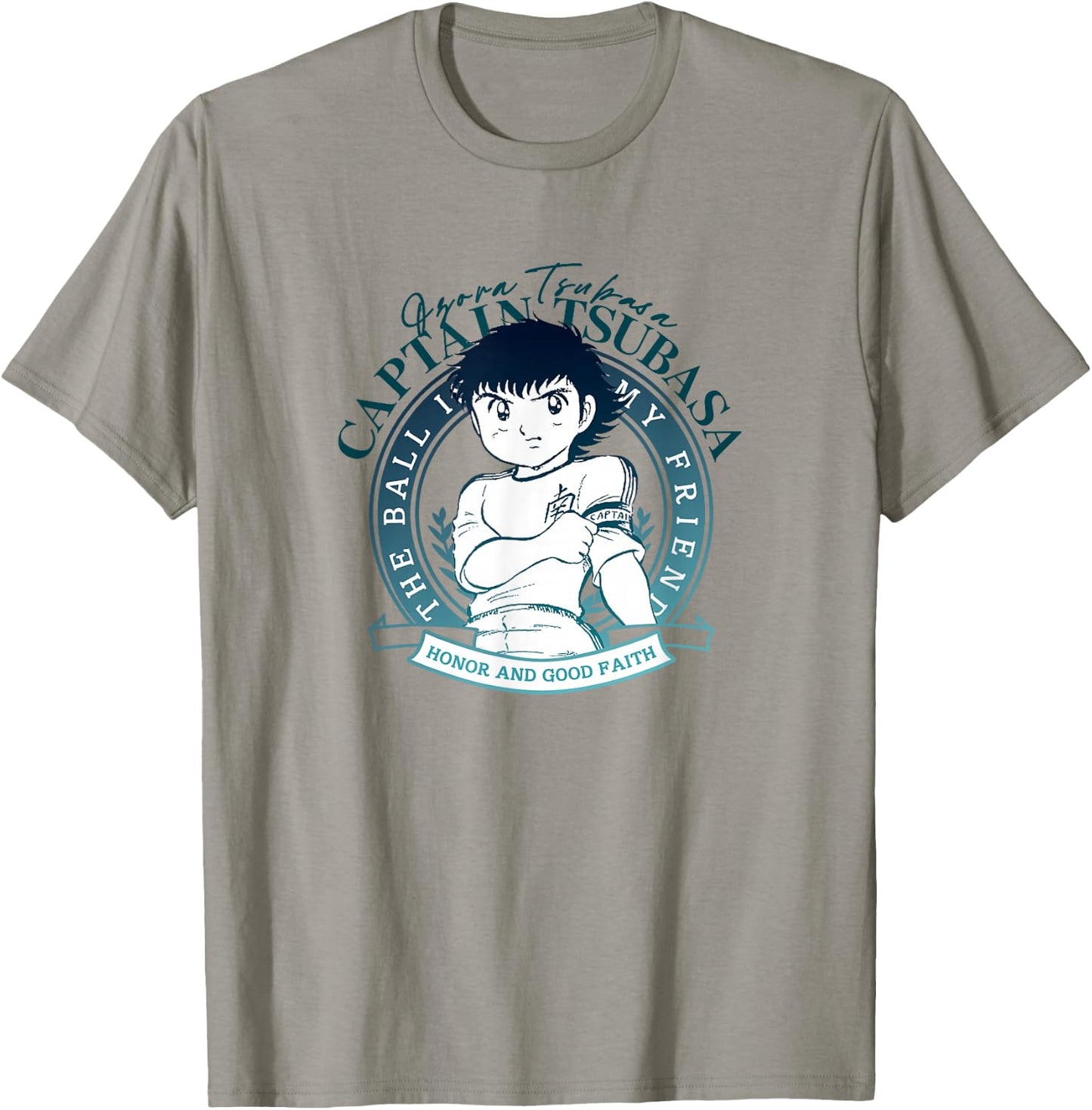 Captain Tsubasa (Tsubasa Emblem) T-Shirt - T-Shirt | Sand