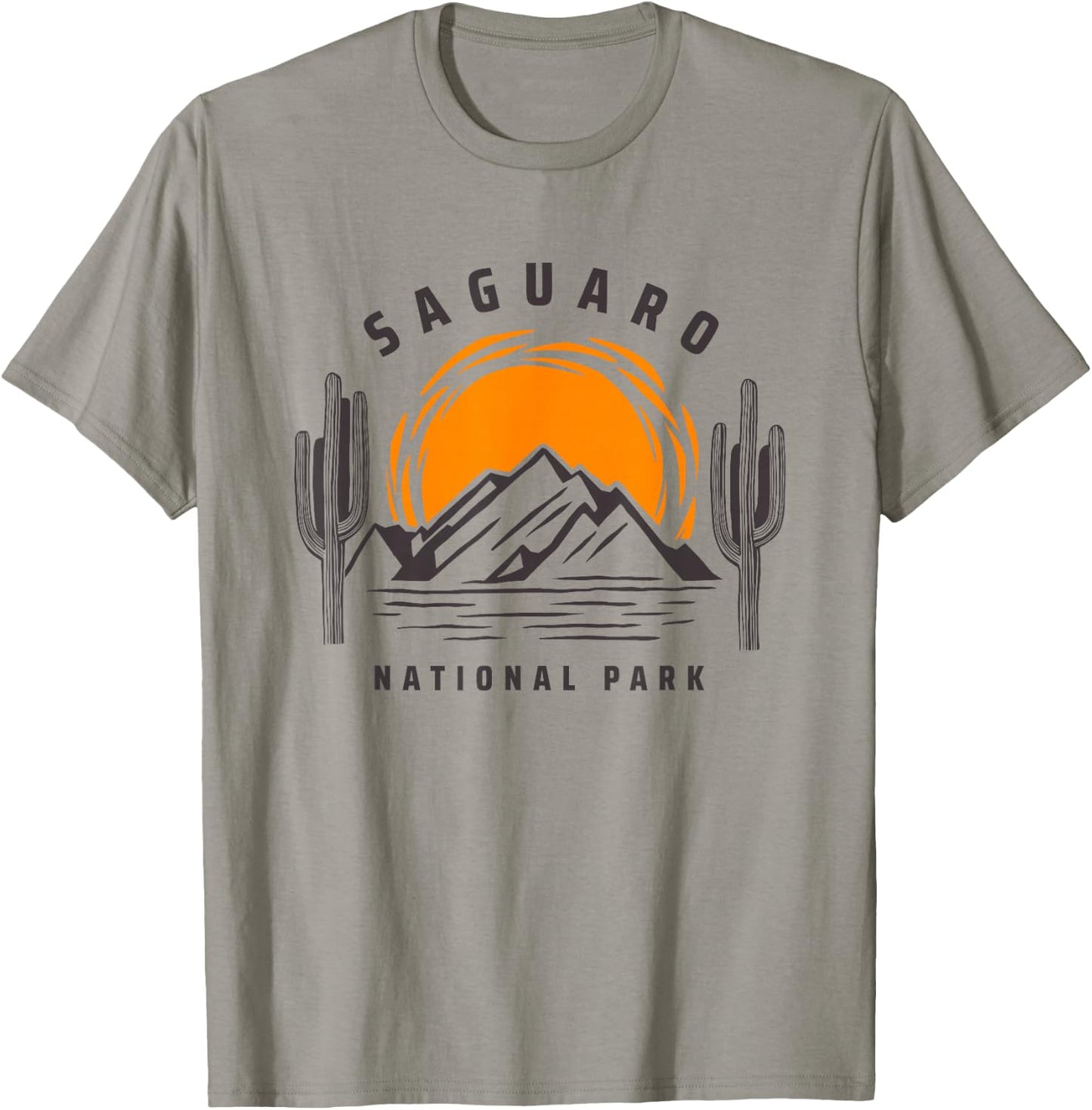 Saguaro National Park Cactus Tucson Arizona Vintage T-Shirt - T-Shirt | Sand