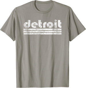 Detroit Retro St. Patrick's Patty's Paddy's Day T-Shirt - T-Shirt | Sand