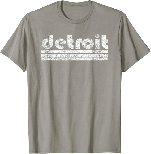Detroit Retro St. Patrick's Patty's Paddy's Day T-Shirt - T-Shirt | Sand
