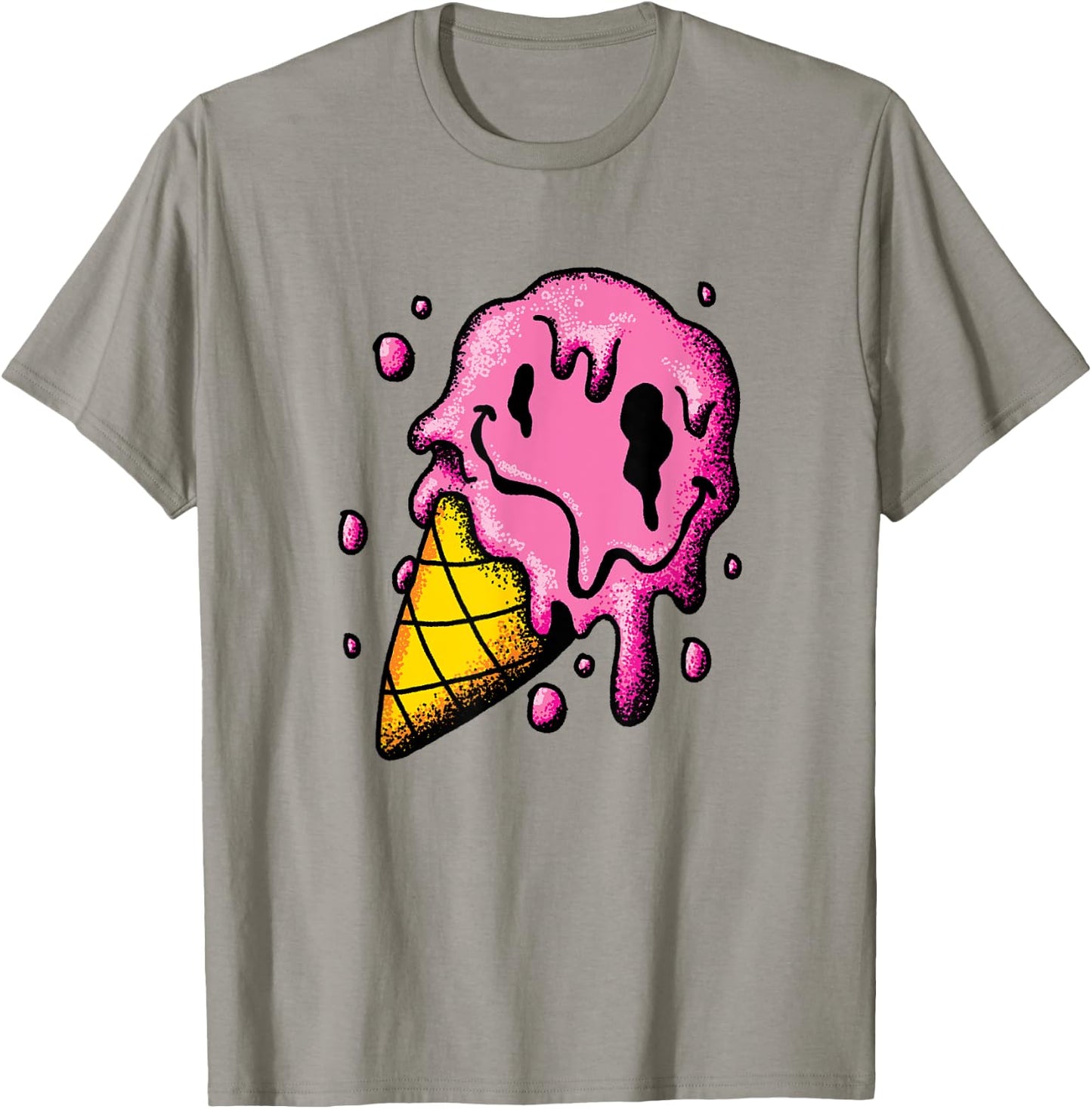 Melting Ice Cream Men Women Kids T-Shirt - T-Shirt | Sand