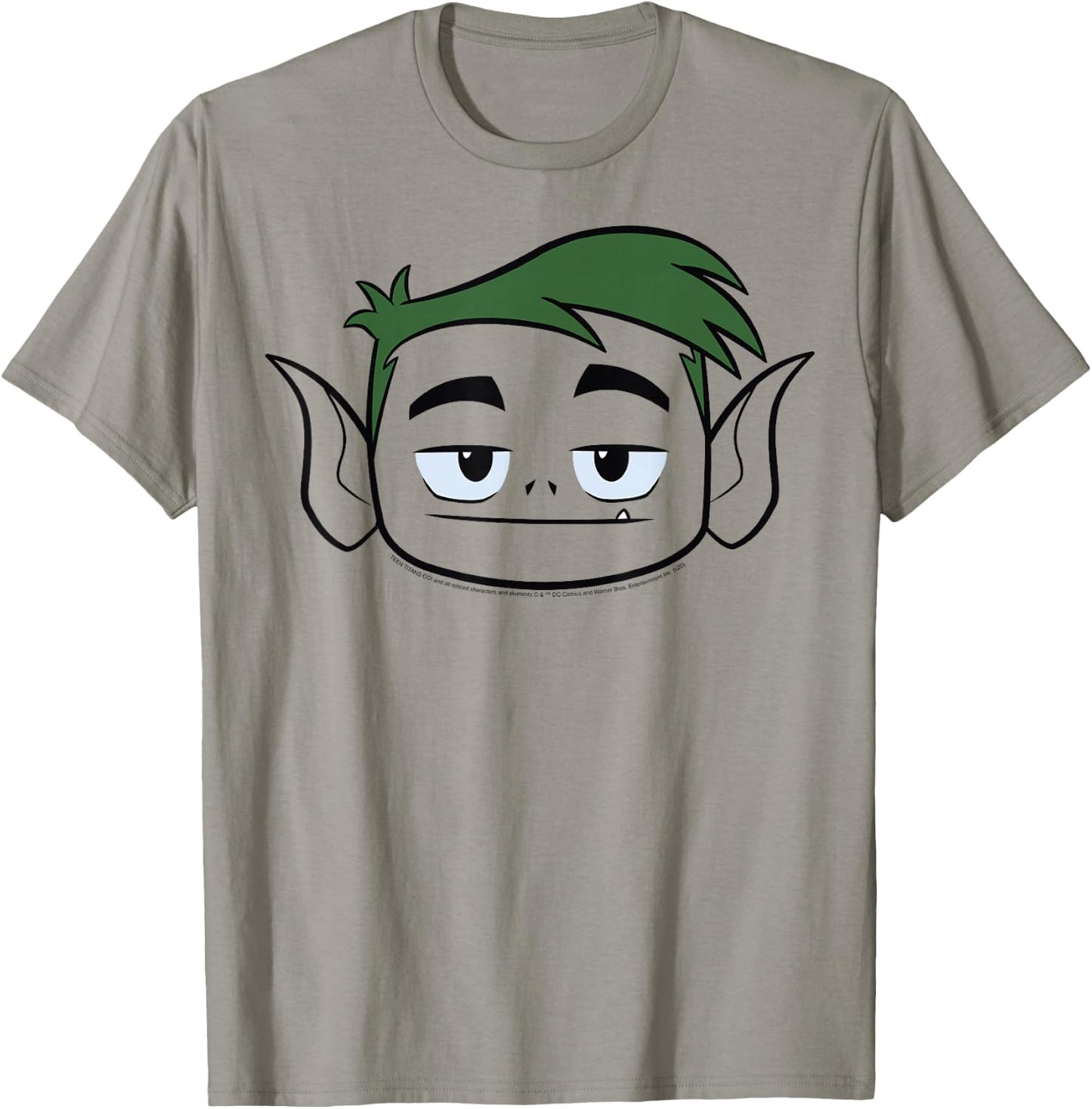 DC Comics Teen Titans Go! Beast Boy Big Face T-Shirt - T-Shirt | Sand