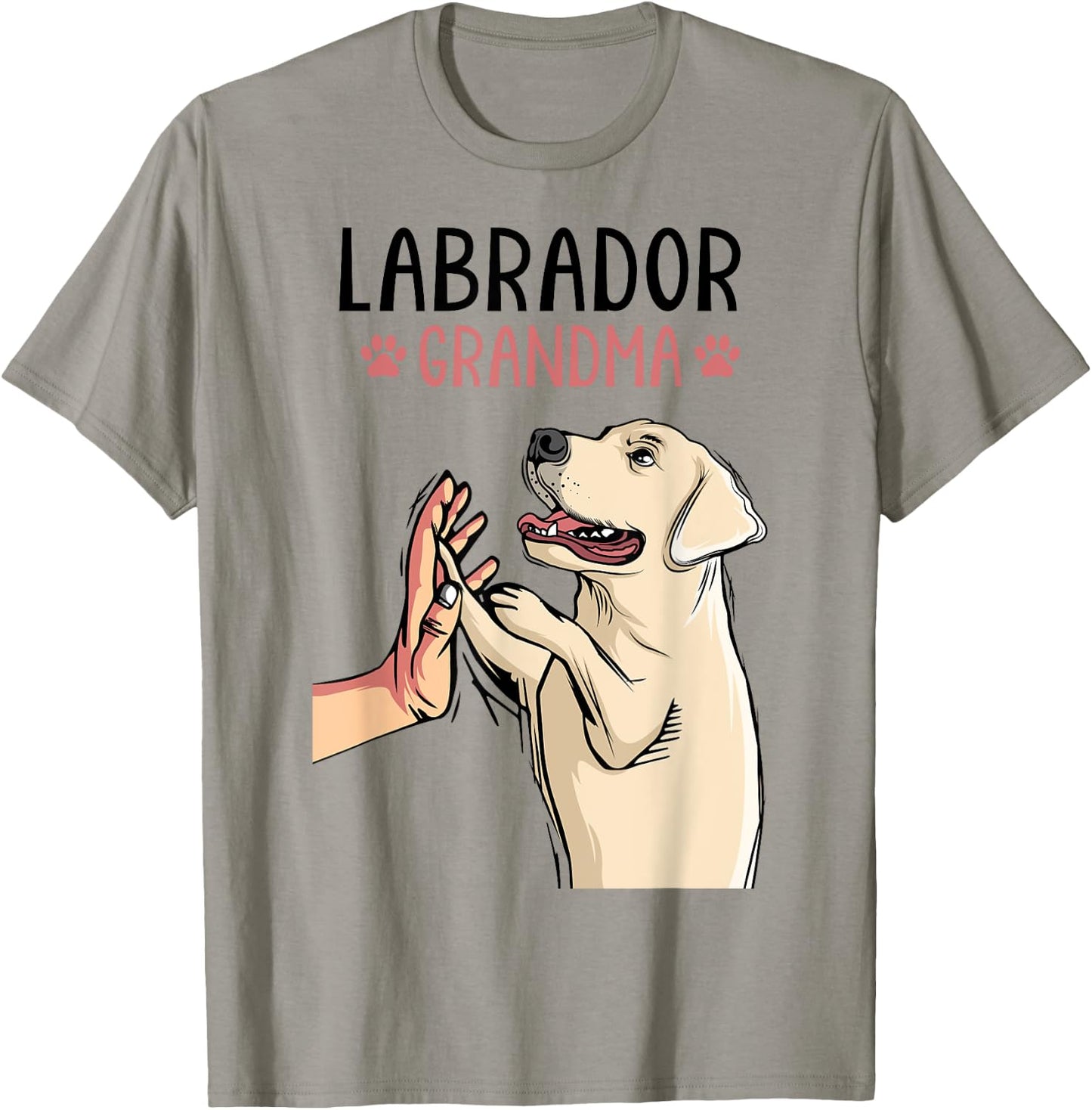 Labrador Grandma Lab Dog Mom Funny Mother´s Day Women T-Shirt - T-Shirt | Sand