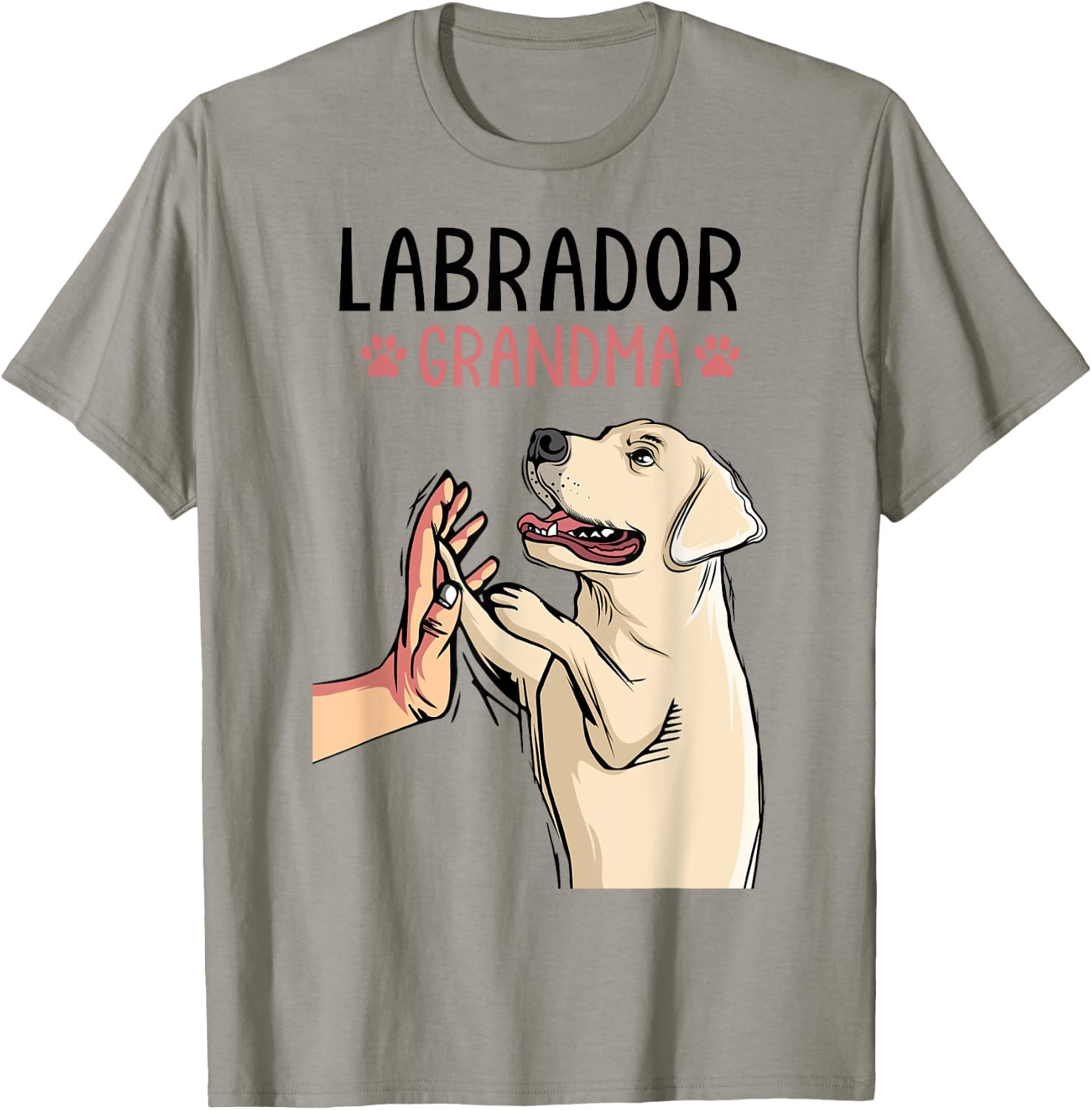 Labrador Grandma Lab Dog Mom Funny Mother´s Day Women T-Shirt - T-Shirt | Sand