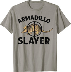 Armadillo Hunter Funny Vintage Armadillo Slayer T-Shirt - T-Shirt | Sand