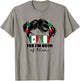 Girls Half Mexican And Italian Mexico Italy Flag Kids Girl T-Shirt - T-Shirt | Sand