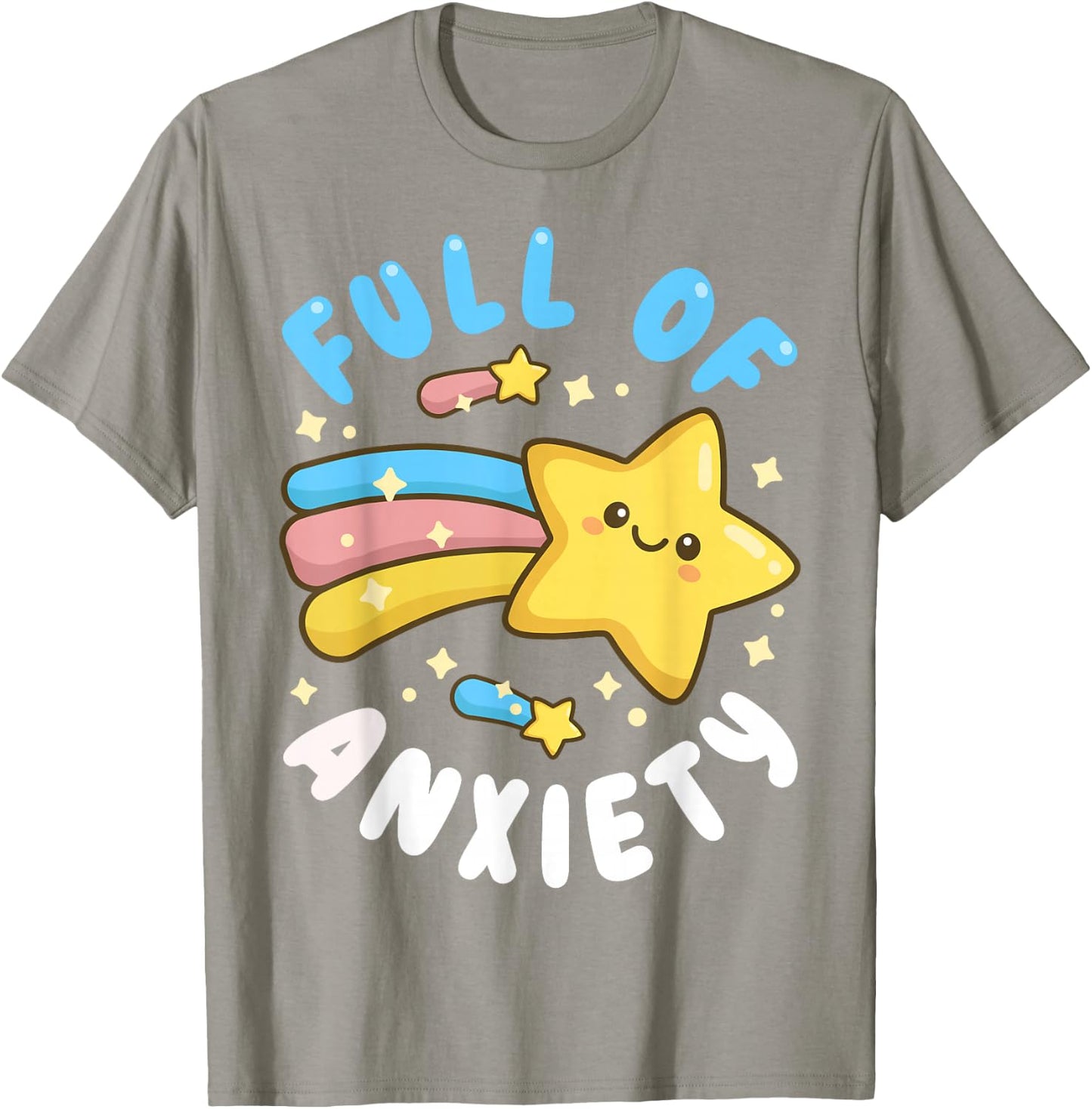 Pastel Goth Full of Anxiety T-Shirt - T-Shirt | Sand