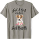 Just a Girl Who Loves Jack Russells Lover Girls Women T-Shirt - T-Shirt | Sand