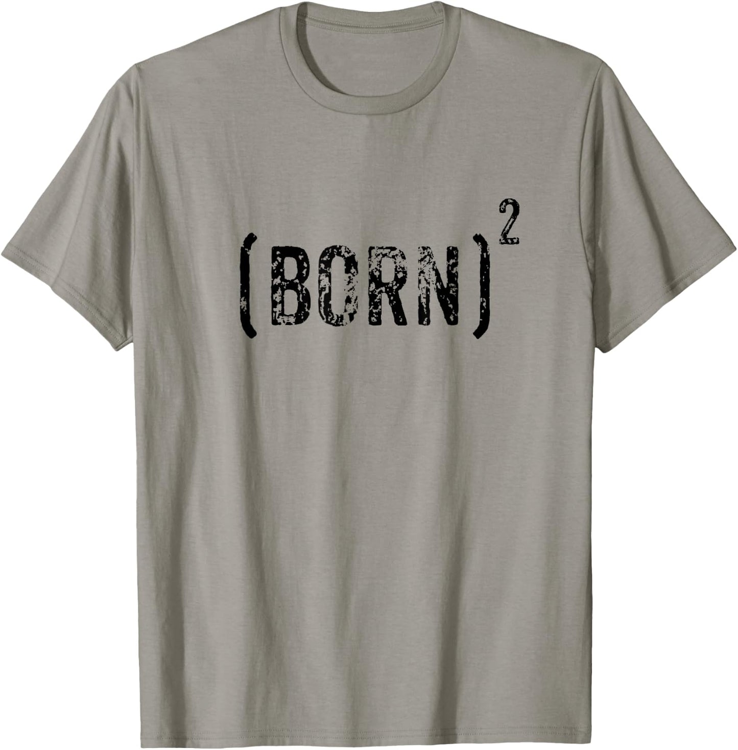 Born Squared Born Again Christian Evangelical Bible Gift T-Shirt - T-Shirt | Sand
