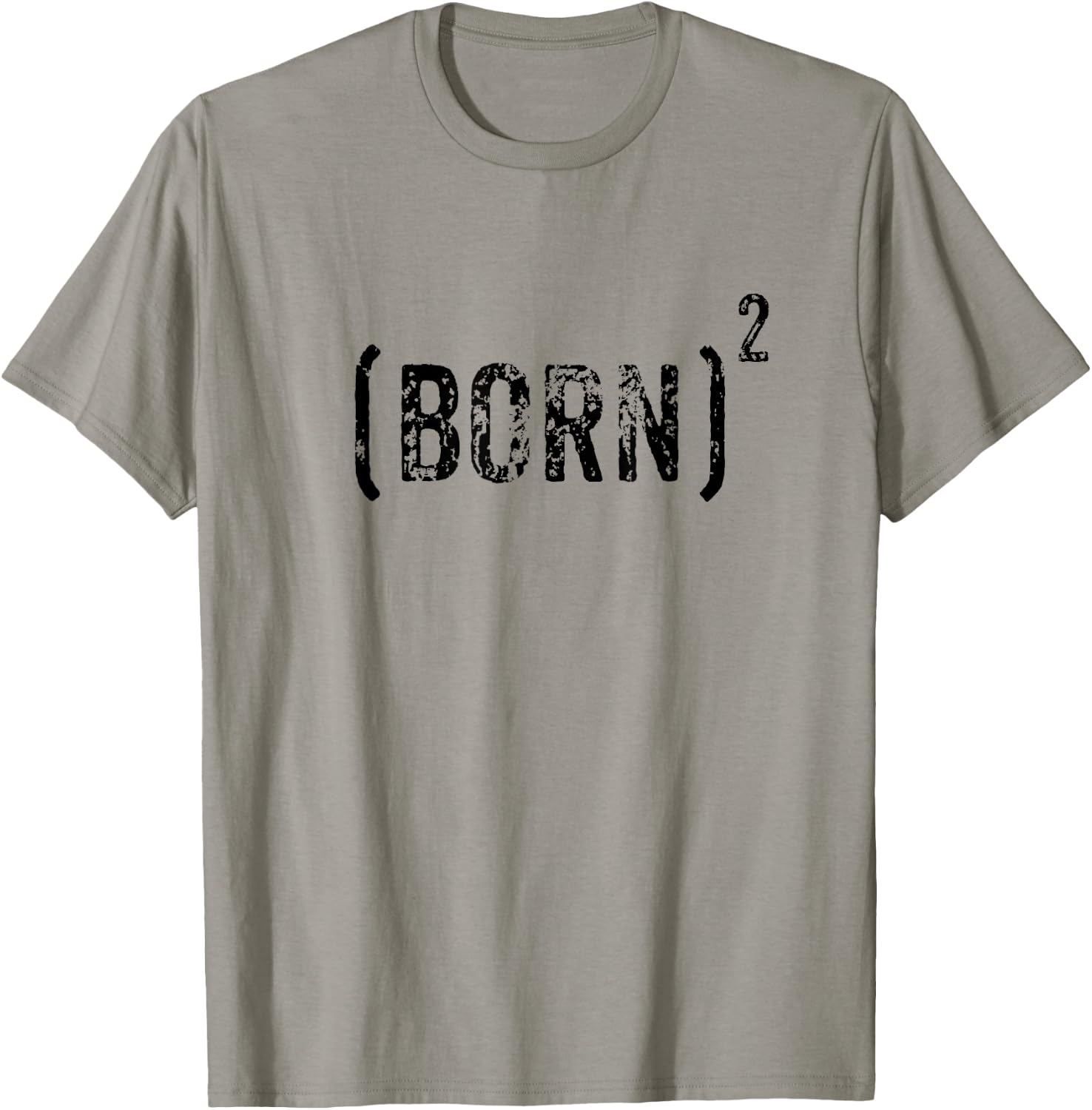 Born Squared Born Again Christian Evangelical Bible Gift T-Shirt - T-Shirt | Sand
