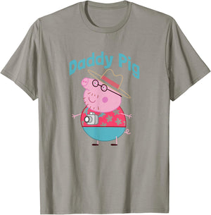 Peppa Pig Daddy Pig T-Shirt - T-Shirt | Sand