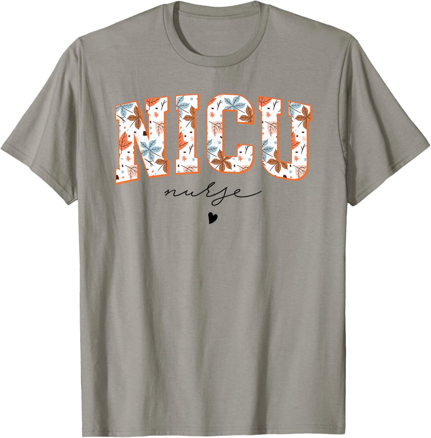 Retro Floral NICU Nurse Neonatal Intensive Care Unit Women T-Shirt - T-Shirt | Sand