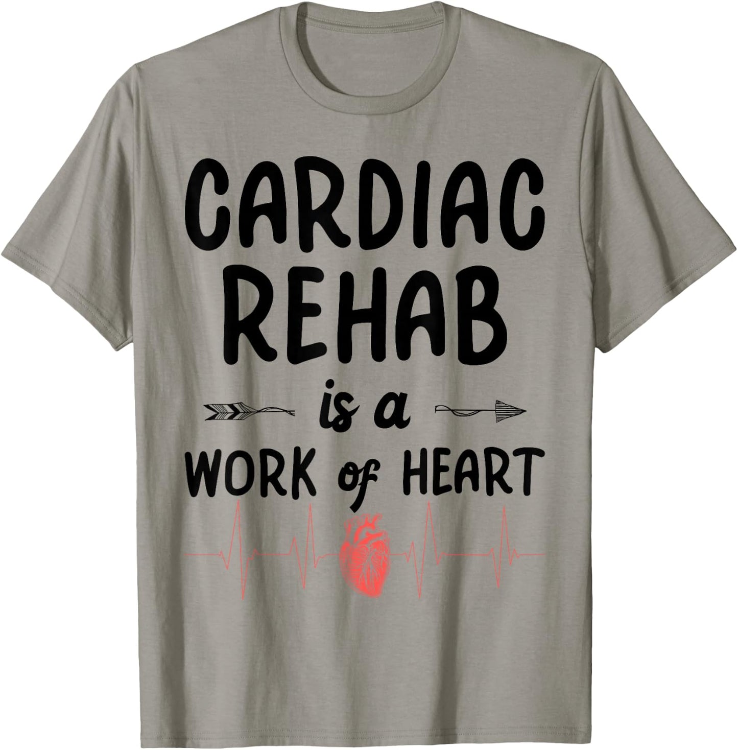 Cardiac Rehab Therapist - Work Of Heart T-Shirt - T-Shirt | Sand