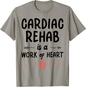 Cardiac Rehab Therapist - Work Of Heart T-Shirt - T-Shirt | Sand