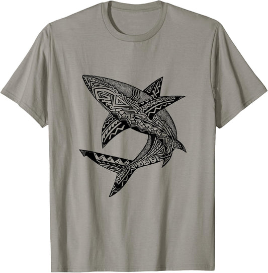 Tribal Shark T-Shirt - T-Shirt | Sand