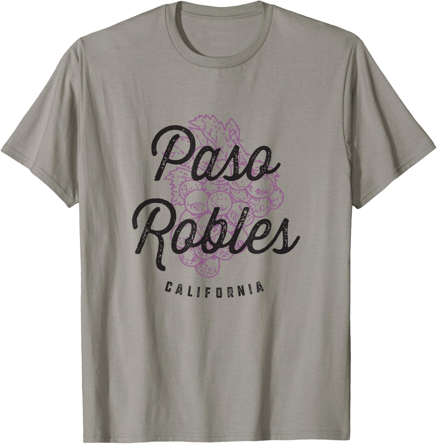 Paso Robles California Wine Country Vintage T-Shirt - T-Shirt | Sand