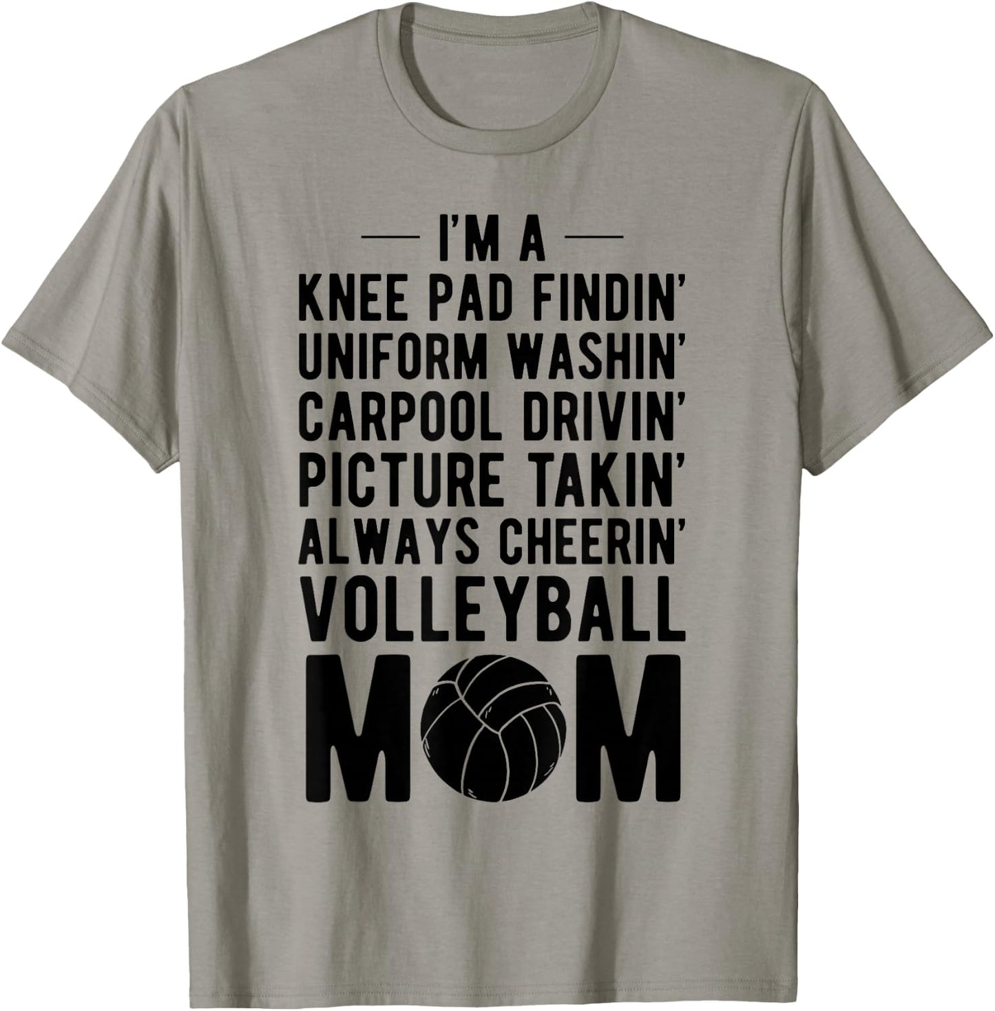 Volleyball Mom Volleyball-Player Volleyball Ball Gift T-Shirt - T-Shirt | Sand