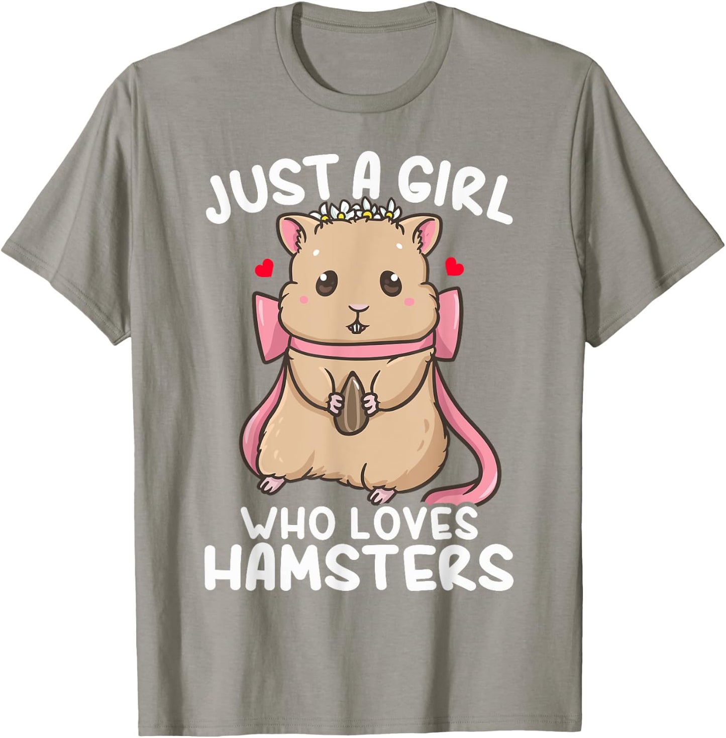 Hamster Just a Girl Who Loves Hamsters T-Shirt - T-Shirt | Sand