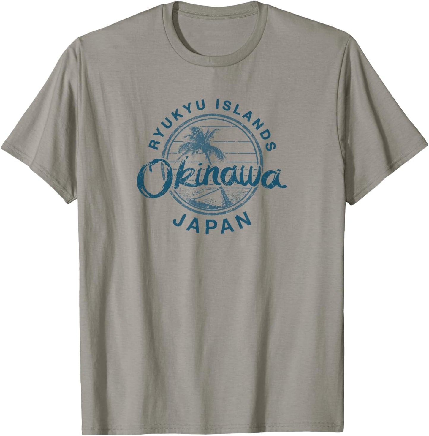 Okinawa Japan Retro Vintage T-Shirt - T-Shirt | Sand
