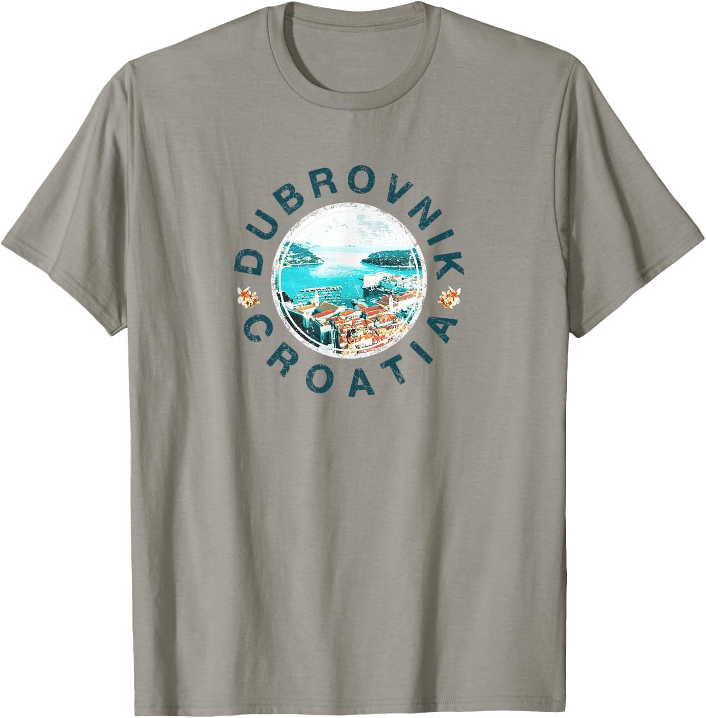 Croatia Dubrovnik Croatian Vintage T-Shirt - T-Shirt | Sand