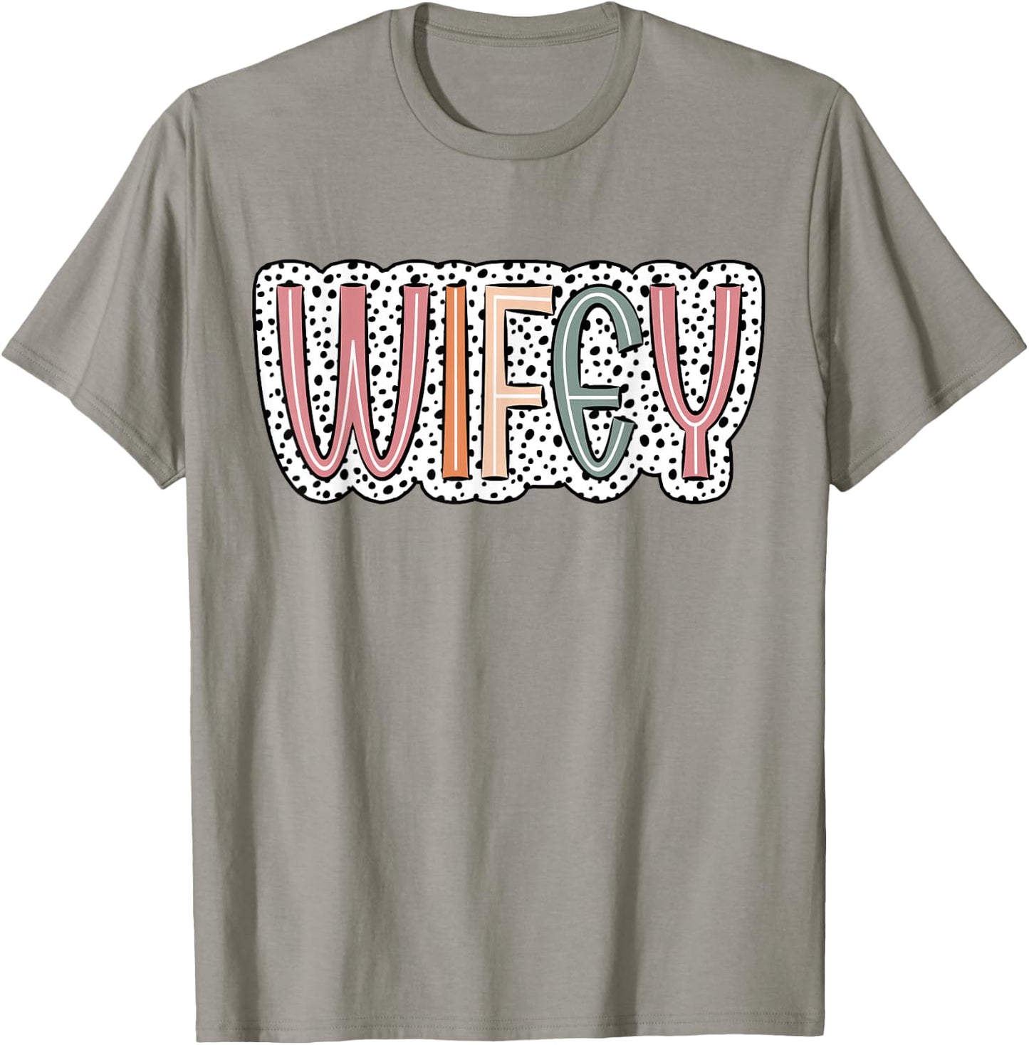 Cute Wifey Bride Wedding Wife Women T-Shirt - T-Shirt | Sand