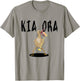 Kiwi KIA ORA Maori Greeting New Zealand T-Shirt - T-Shirt | Sand