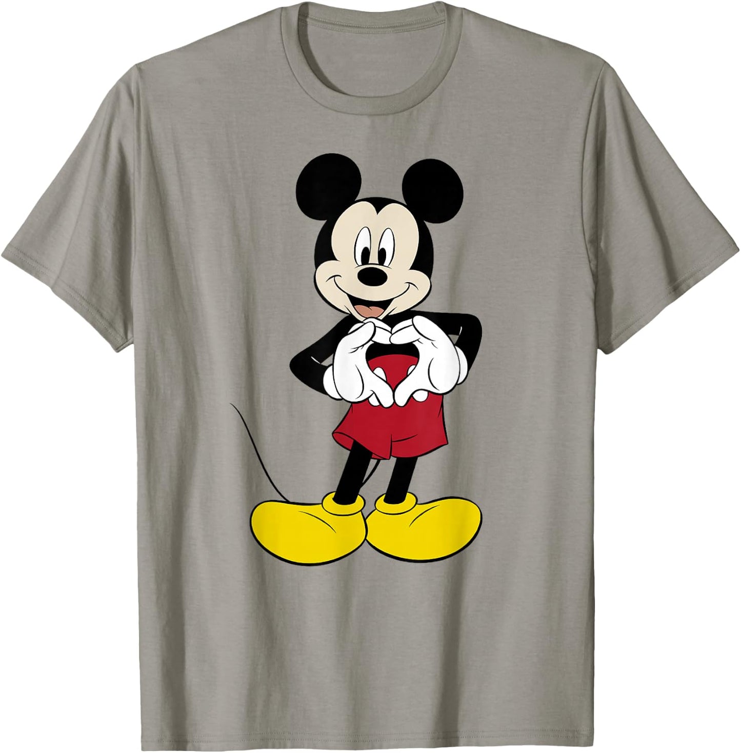 Disney Mickey And Friends Heart Hands Portrait T-Shirt - T-Shirt | Sand