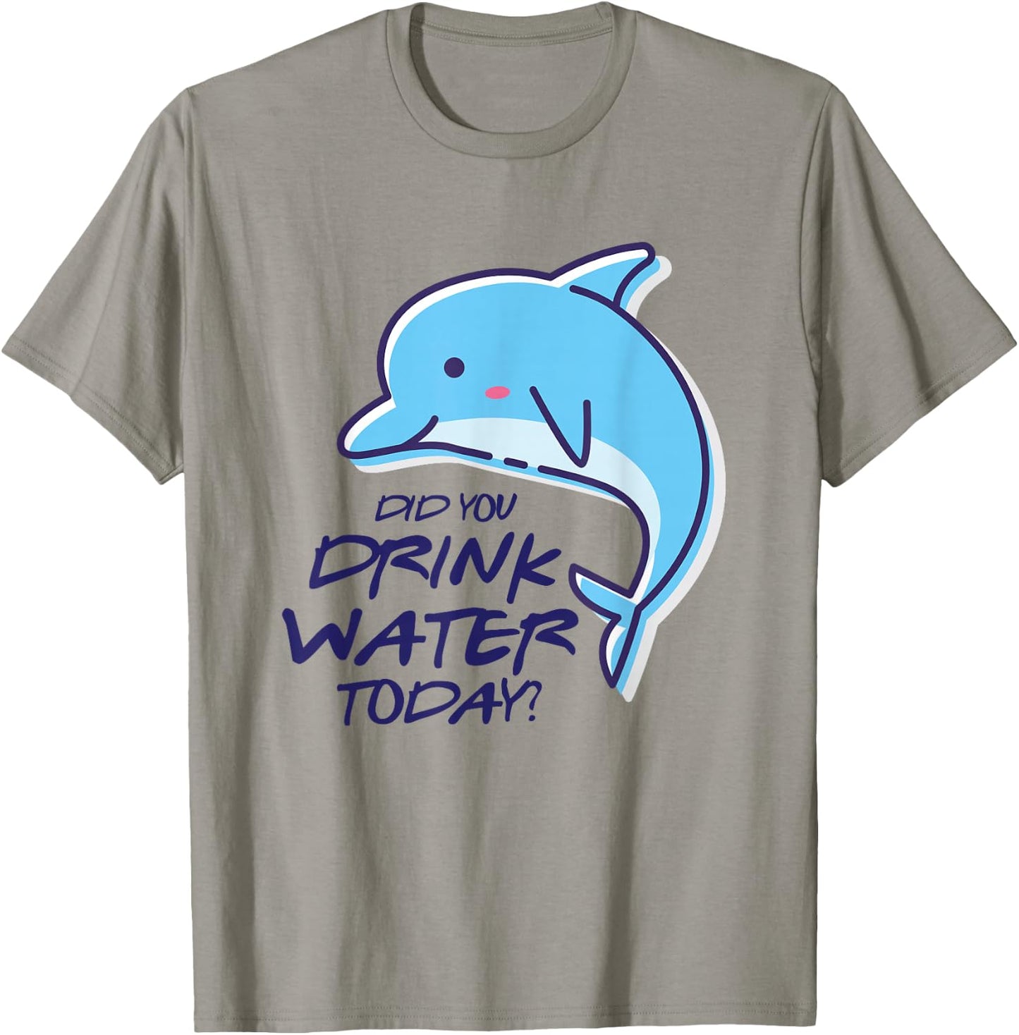 Dolphin Drink Water T-Shirt - T-Shirt | Sand
