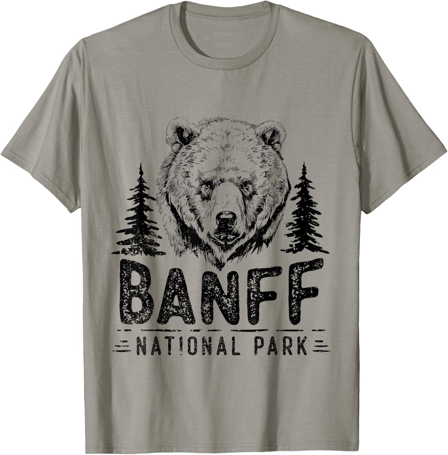 Banff National Park Alberta Lake Louise Bears Banff T-Shirt - T-Shirt | Sand