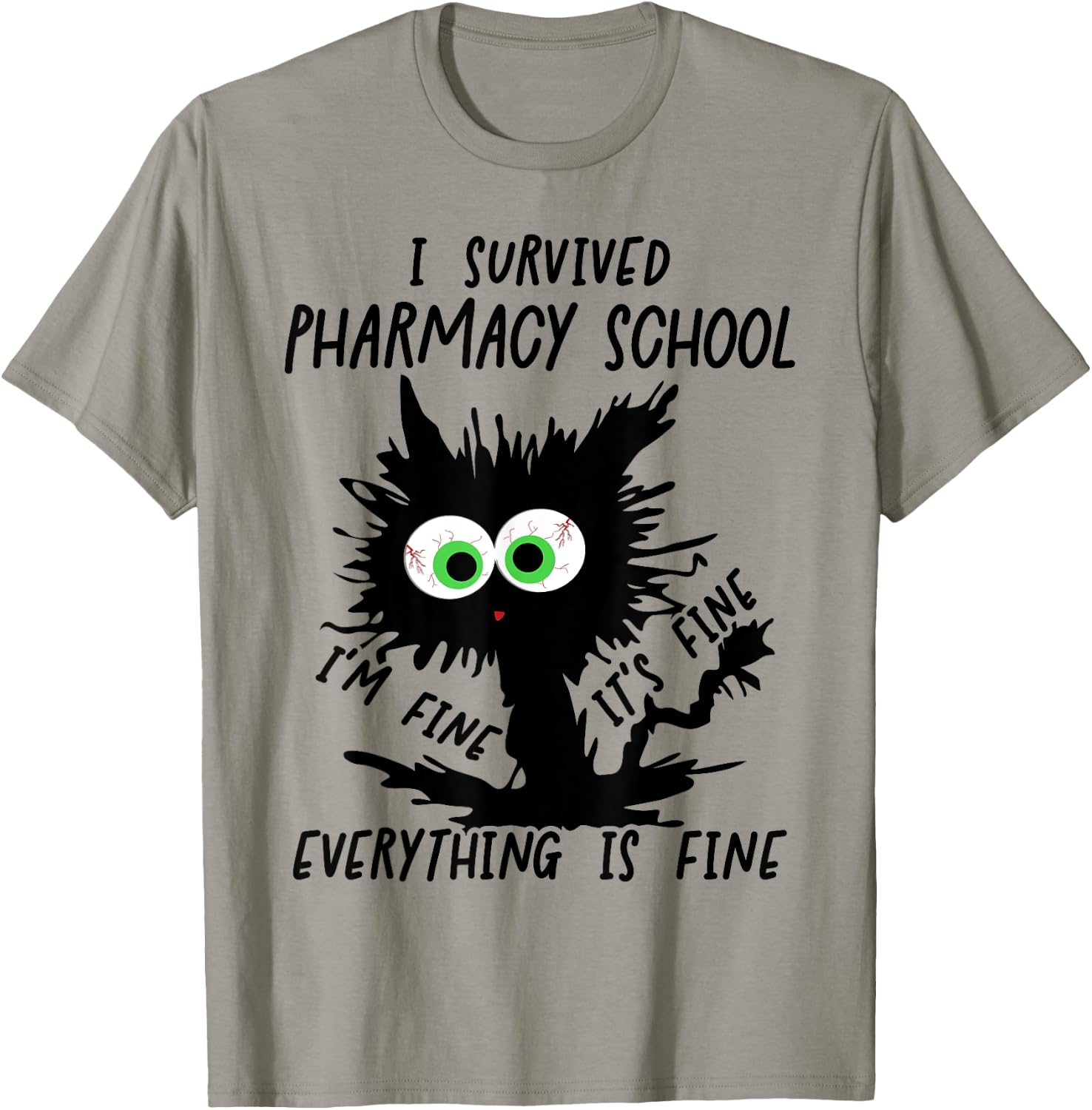I Survived Pharmacy School Graduation 2025 T-Shirt - T-Shirt | Sand