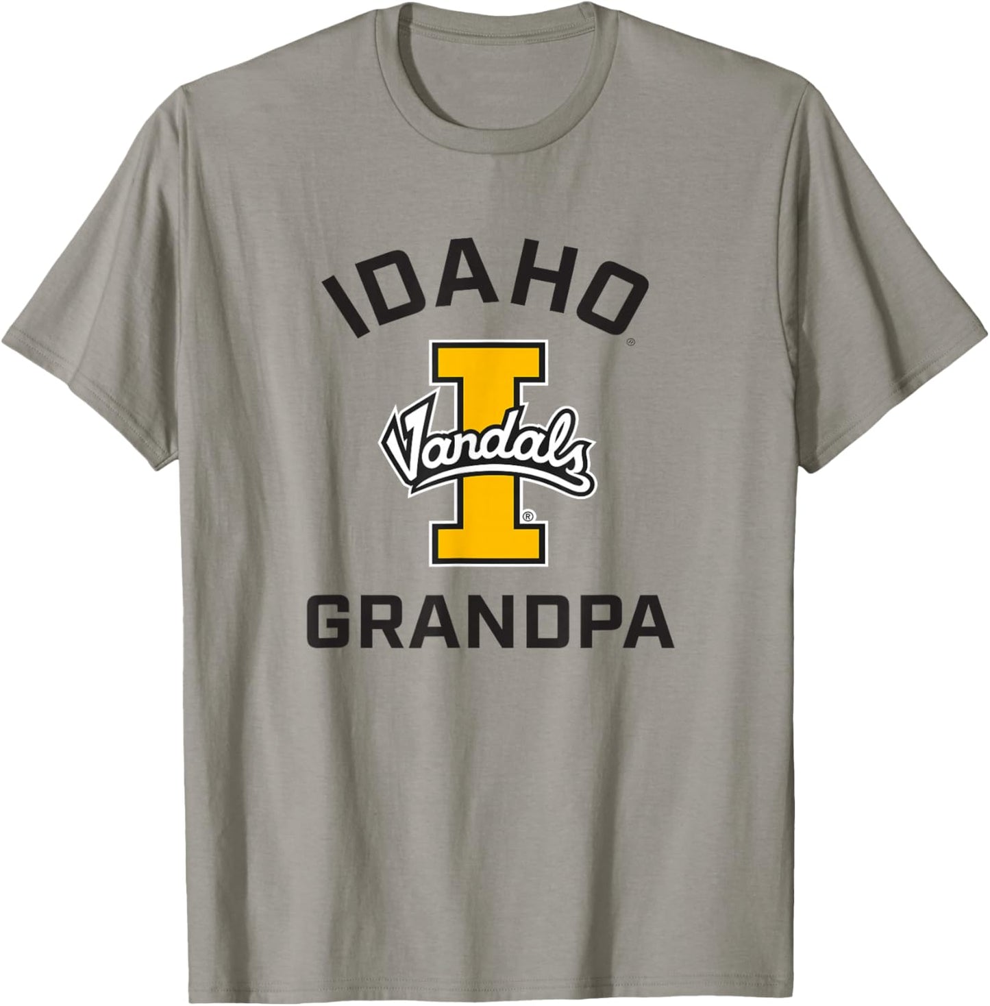 University of Idaho Vandals Arched Grandpa T-Shirt - T-Shirt | Sand