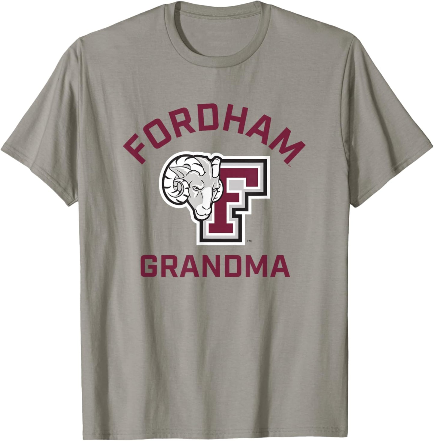 Fordham University Rams Arched Grandma T-Shirt - T-Shirt | Sand