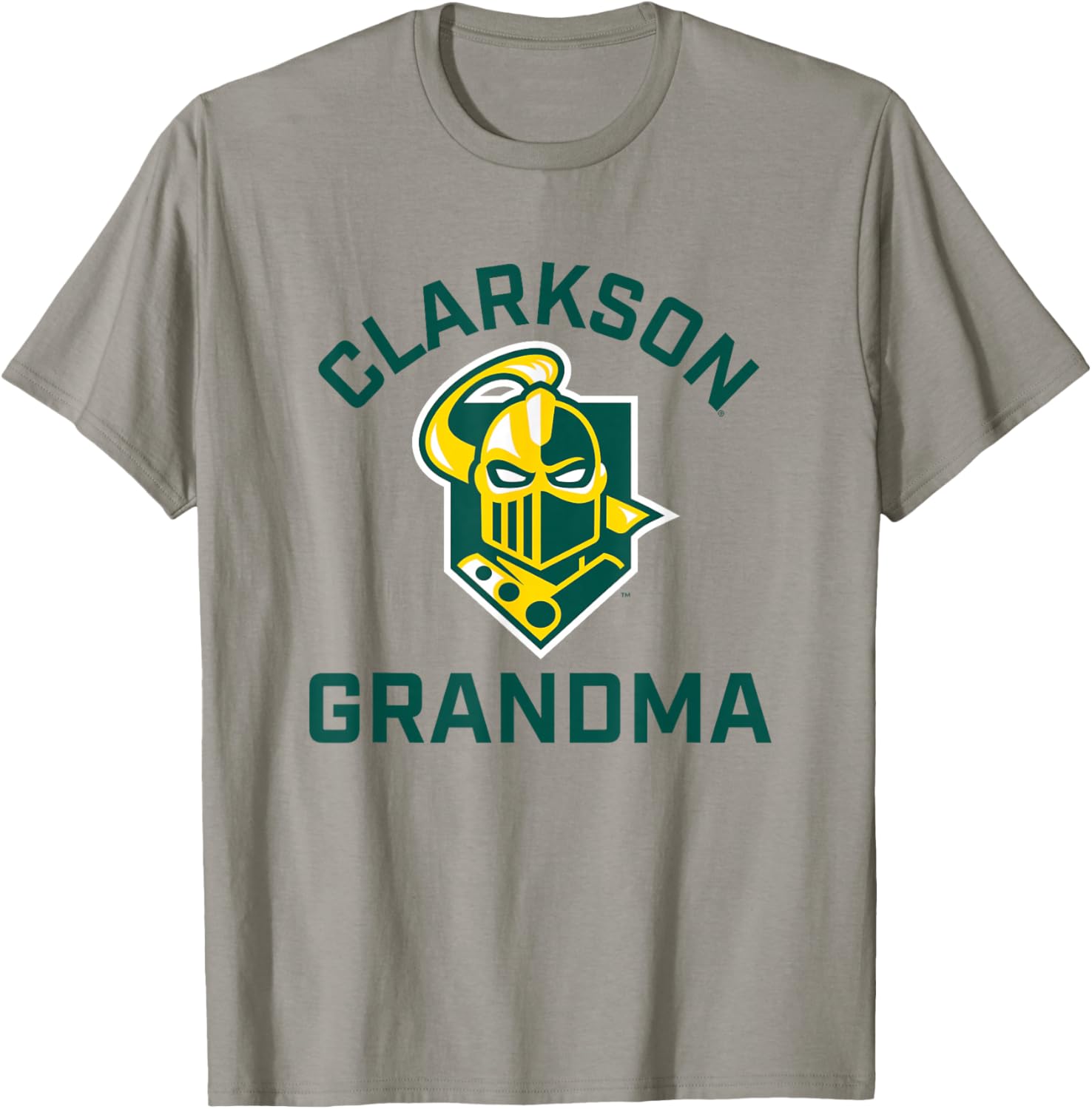 Clarkson University Golden Knights Arched Grandma T-Shirt - T-Shirt | Sand