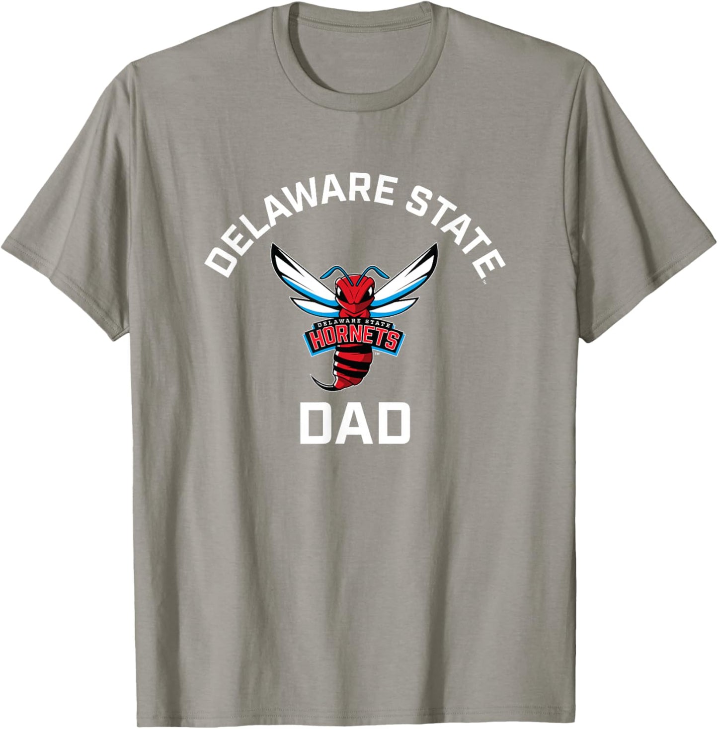 Delaware State University DSU Hornets Arched Dad T-Shirt - T-Shirt | Sand